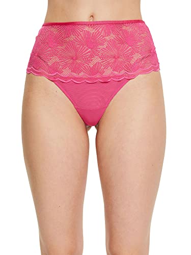 ESPRIT Recykling: stringi z koronką, różowy (Pink FUCHSIA), 38