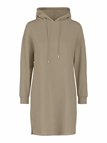 PIECES Damska bluza PCCHILLI LS Sweat Dress NOOS BC, Silver Mink, XS