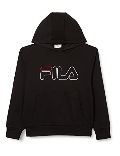 FILA Chłopięca bluza z kapturem, kolor czarny, 146/152, czarny, 146-152