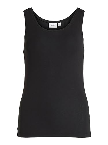 Vila Damski tank top VIDAISY Tank NOOS Top, czarny, XL, czarny, XL