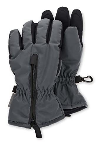 Sterntaler Unisex dziecięce rękawiczki z palcami dwukolorowe, żelazo-szare, 5