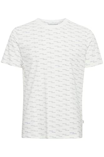 CASUAL FRIDAY Męski t-shirt CFThor AOP Logo Tee 114201/ecru, L, 114201/ecru, L