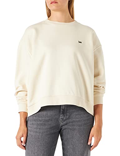 Lee Bluza damska Crew, écru, L