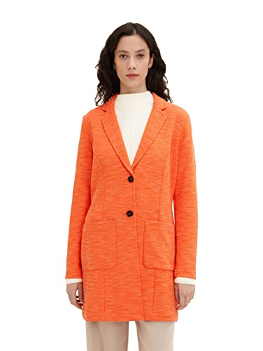 TOM TAILOR Damski Płaszcz 1035840, 31140 - Fever Red Melange, XXL