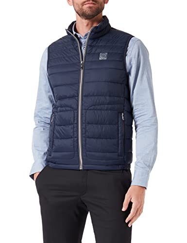 bugatti Kurtka męska 370100-31220, granatowa-390, standardowa, morski-390