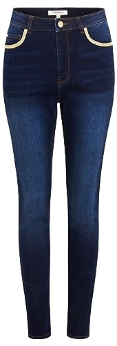 Spodnie damskie Morgan, surowy jeans, 34