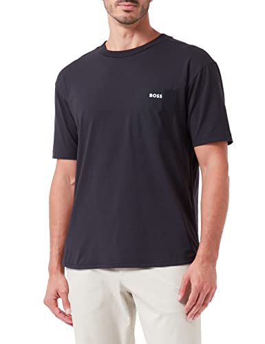 BOSS Męski T-shirt, Dark Blue402., M