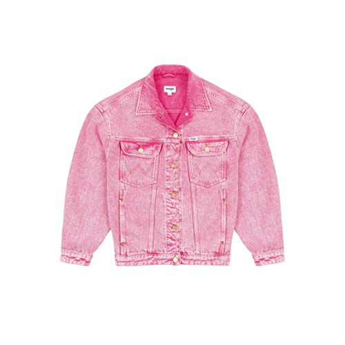 Wrangler Jumbo Trucker Denim Kurtka Damska, Icepop, L