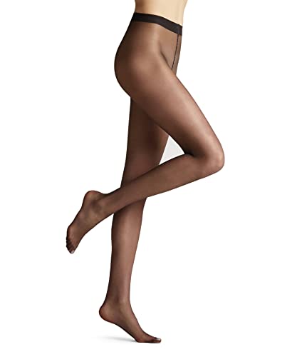 FALKE Kobiety Rajstopy Seidenglatt 15 DEN W TI Superprzezroczysty 15 Den przezroczyste jednokolorowe 1 Para, Szary (Anthracite 3529), M-L