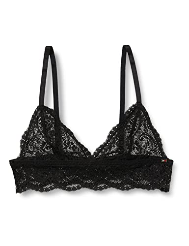 Tommy Hilfiger Biustonosze damskie bez podszewki trójkątne bez podszewki, czarne, XL, Czarny, XL
