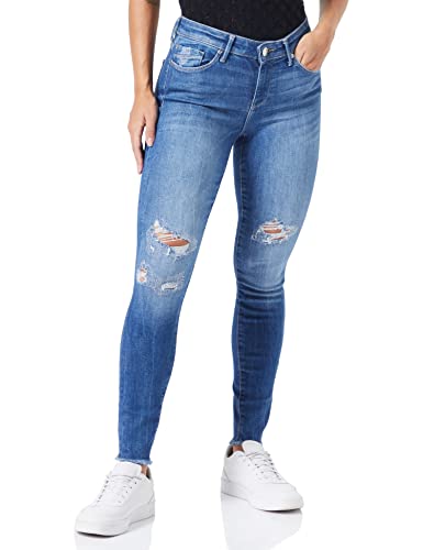 ONLY dżinsy damskie, niebieski (medium blue denim), 27W x 32L