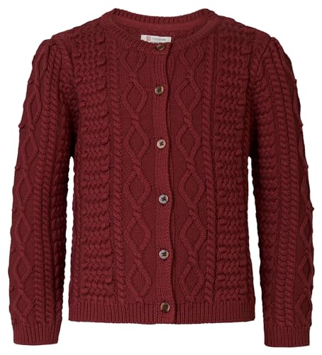 Noppies Kids Dziewczęcy kardigan Apache długi rękaw kurtka z dzianiny, Oxblood Red - P792, 122 cm