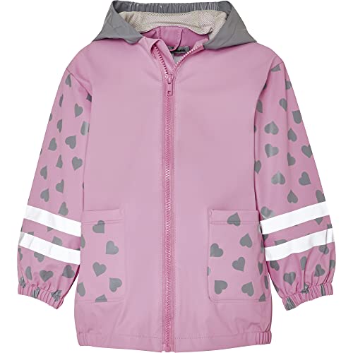 Playshoes Unisex dziecięca kurtka przeciwdeszczowa kot płaszcz przeciwdeszczowy różowy normalny