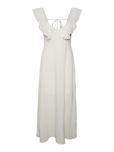 VERO MODA Sukienka damska VMCHRIS SL Ankle Dress WVN, brzoza, XL