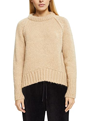 ESPRIT Damski sweter 102EE1I313, 289/SAND 5, XL