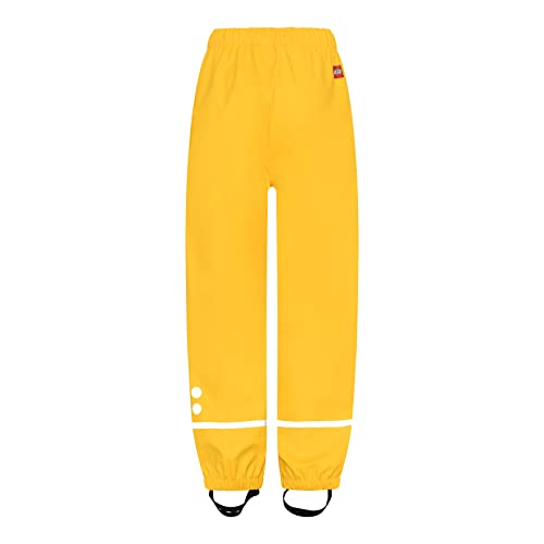 LEGO Wear PUCK 101 - RAIN PANTS, Spodnie przeciwdeszczowe chłopięce, Gelb (Żółte 225), 110