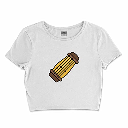Bona Basics, Koszulka damska z nadrukiem cyfrowym,%100 bawełna, biała, casualowa, topy damskie, rozmiar: XL, biały, XL Krótki