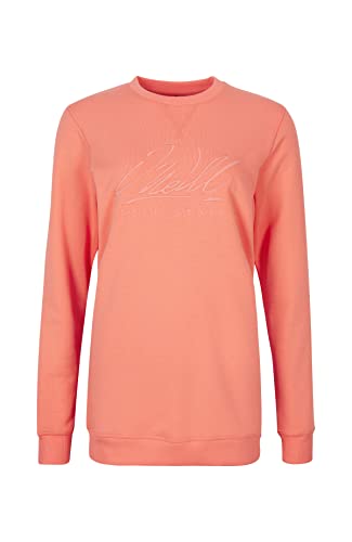 O'NEILL Damska bluza z kapturem Script Crew 12514 Fusion Coral, M/L (3 sztuki)