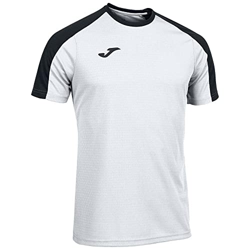 Joma Męski T-shirt z krótkim rękawem, Eco Championship, czarno-biały, XXXL