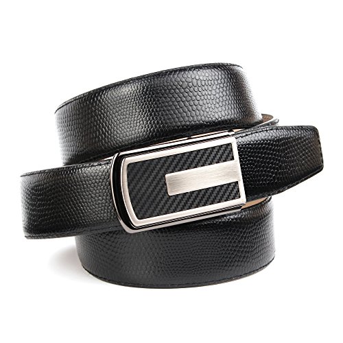 Anthoni Crown Pasek męski, Czarny (Schwarz 010), 100