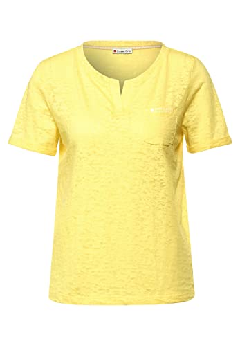 Street One T-shirt damski, Merry Yellow, 42
