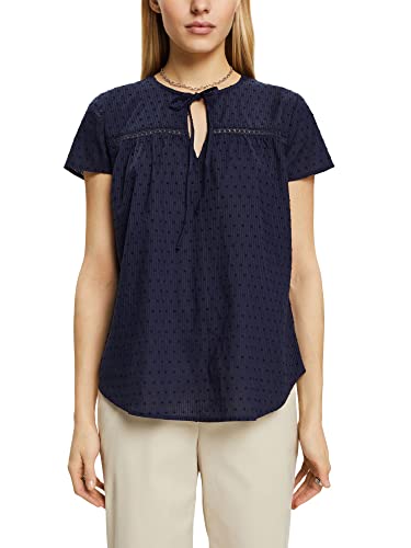 ESPRIT Damska bluzka 993EE1F307, 400/NAVY, L, 400/granatowy., L