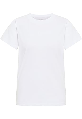 Lee Damska koszulka z krótkim logo, kolor jasny biały, rozmiar XL, Bright White, XL