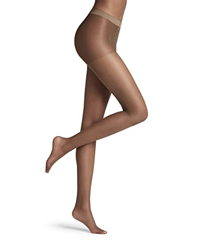 FALKE Kobiety Rajstopy Invisible Deluxe 8 DEN W TI Superprzezroczysty 8 Den przezroczyste jednokolorowe 1 Para, Brązowy (Coffee 5309), M-L