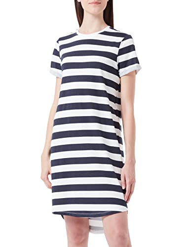 ONLY Sukienka damska Onlmay S/S w paski JRS, Night Sky/Stripes:cloud Dancer (Kia), XS