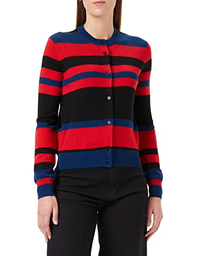Love Moschino kardigan damski, Black Blue Red, 44