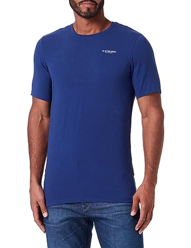 G-STAR RAW Męski t-shirt Base Slim, Niebieski (Ballpen Blue D19070-c723-1822), XL