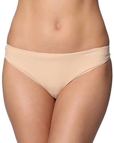 Calvin Klein Niewidoczne stringi damskie, beżowy (Light Caramel 1lc), S