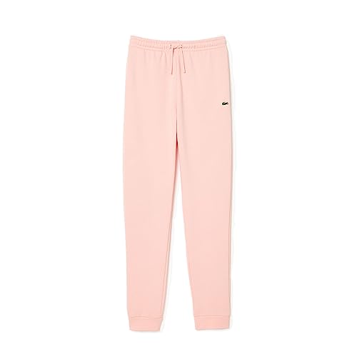 Lacoste Damskie spodnie do biegania XF9216, damskie spodnie rekreacyjne, spodnie dresowe, odzież wypoczynkowa, Cerisier, 44