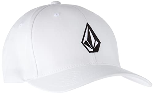 Volcom Męska czapka z daszkiem z pełnym kamieniem Xfit, biały, L-XL