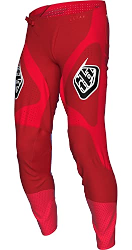Troy Lee Designs Spodnie Moto SE Ultra Sequence z najnowocześniejszą tkaniną techniczną, Czerwony