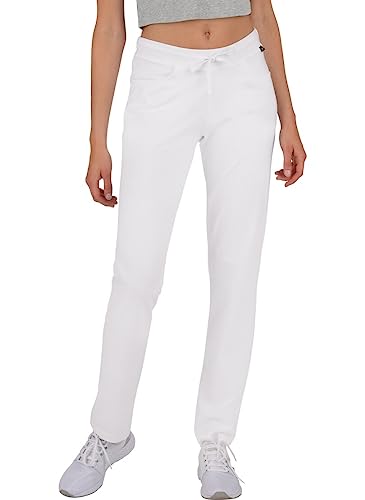 Trigema Damskie spodnie sportowe, biały, XXL