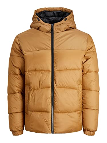 JACK & JONES Męska kurtka puchowa Jjchili z kapturem, guma/szczegóły: solidny, M