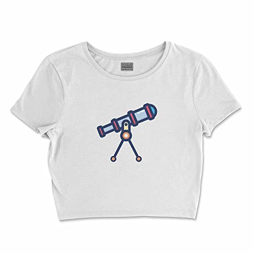 Bona Basics, Koszulka damska z nadrukiem cyfrowym,%100 bawełna, biała, casualowa, topy damskie, rozmiar: M, biały, M Krótki