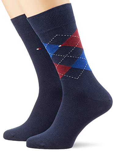 Tommy Hilfiger Skarpety męskie (2 sztuki), Oryginalny Tommy, 43-45 EU