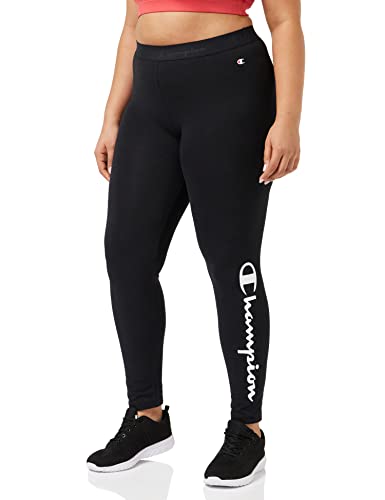 Champion Legginsy damskie z logo American Classics, czarny, L