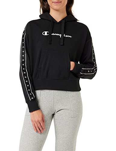 Champion Damska bluza z kapturem, Czarny, XS