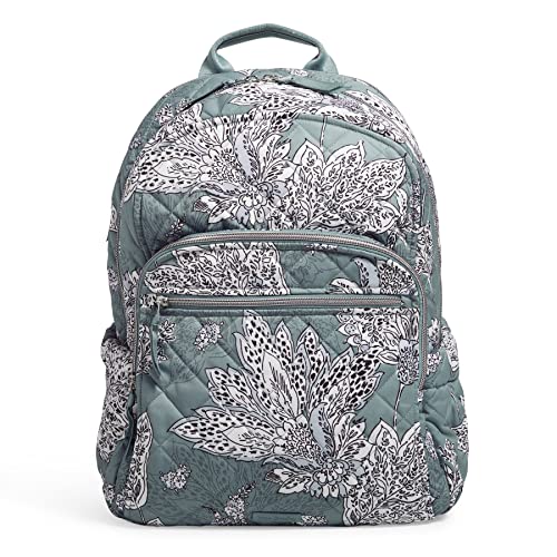 Vera Bradley Damski plecak Performance Twill Campus, torba na książki, Tiger Lily Blue wiosła, rozmiar uniwersalny, Tiger Lily Blue wiosło, jeden rozmiar