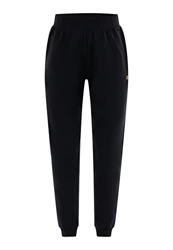 Hootomi Damskie spodnie dresowe, długie spodnie, czarne, XL, czarny, XL