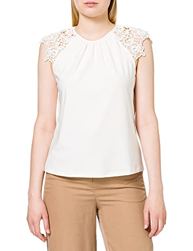 ONLY Onlsilja Life New S/L Mix JRS Top damski, Cloud Dancer, L