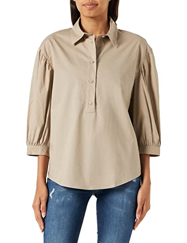 Sisley Bluza damska, 5FUALQ03A Blouse, beżowa 18J, XS, Beżowy, 18j, XS