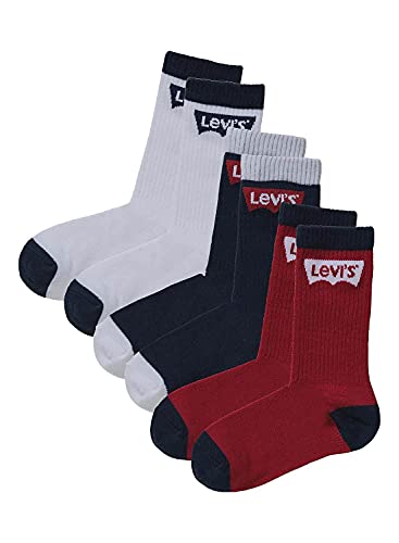 Levi's Kids BATWING REGULAR CUT 3PK 0079 skarpety chłopięce, sukienka 5-7