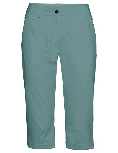 VAUDE Damskie spodnie Skomer Capri, Dusty Moss, 42