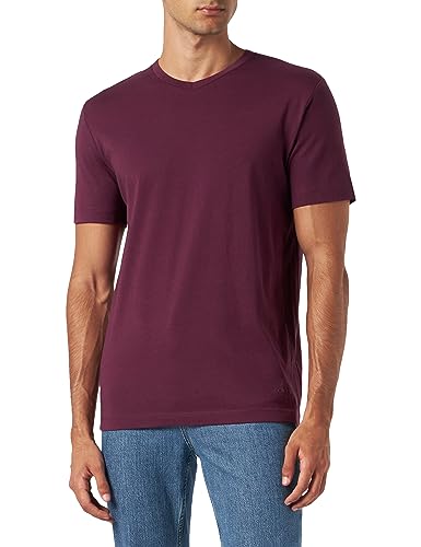 Geox Męska koszulka polo M T, Grape Wine, L