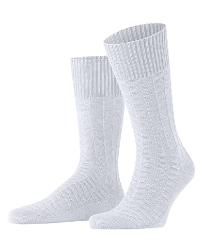 FALKE Mężczyźni Skarpety Joint Knit M SO Konopia Organiczna Bawełna jednokolorowe 1 Para, Biały (White 2000), 43-44