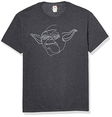 Star Wars T-shirt męski, Wrzosowy węgiel drzewny, S